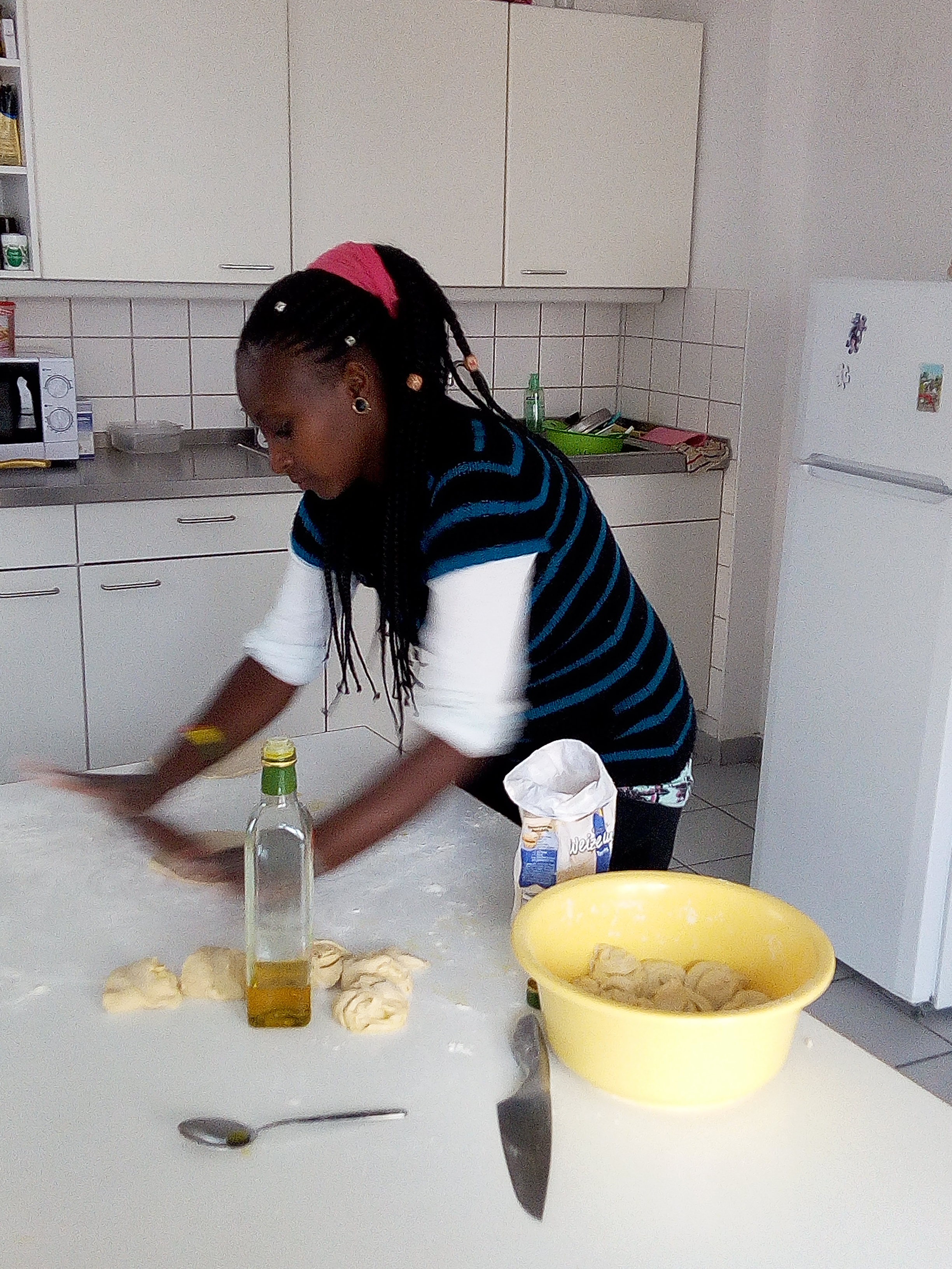 Preparing some favourite food